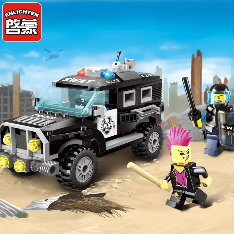 SWAT vehicle 启蒙 QMAN/ENLIGHTEN/Keeppley 1110 image 1