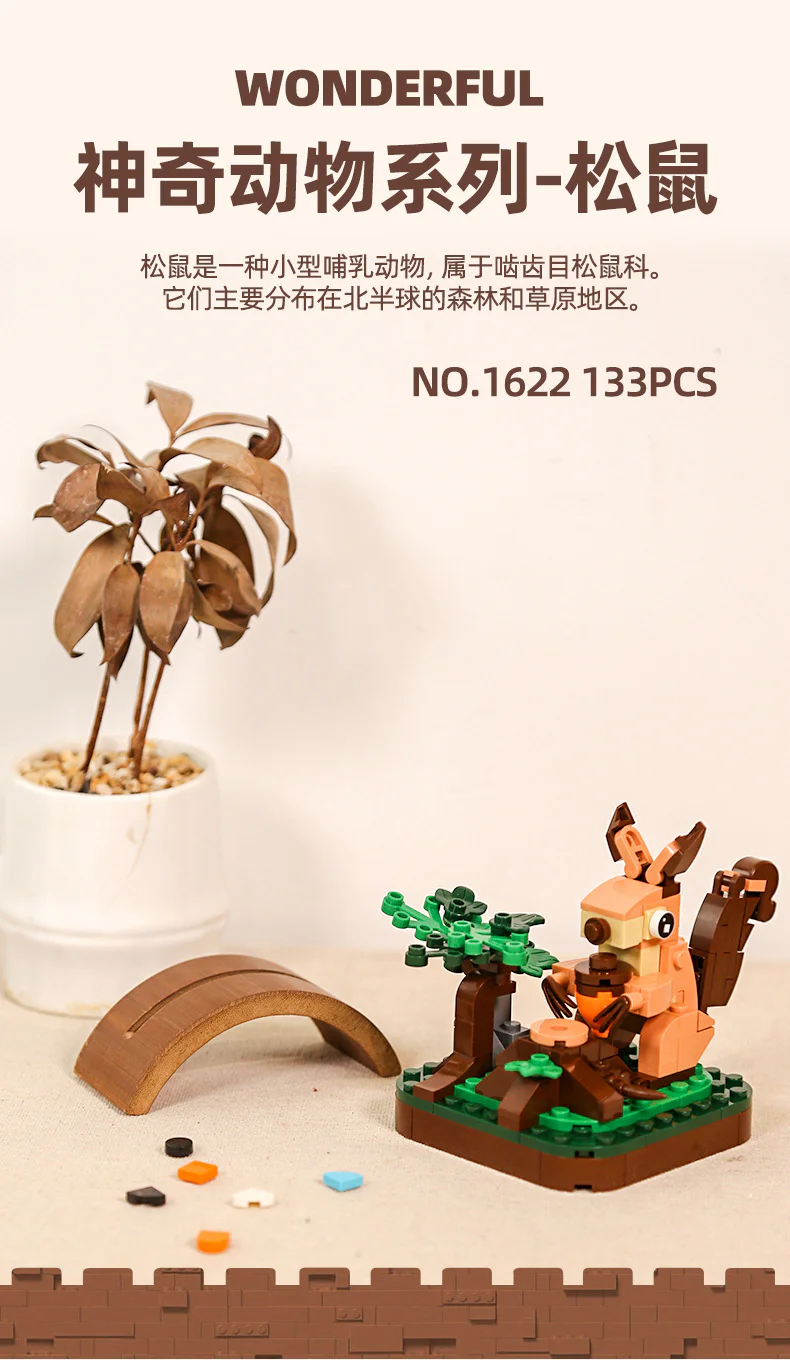 Wonder Animal: Squirrel 万格 WANGE/乐博士 Dr.Luck 1622 image 2