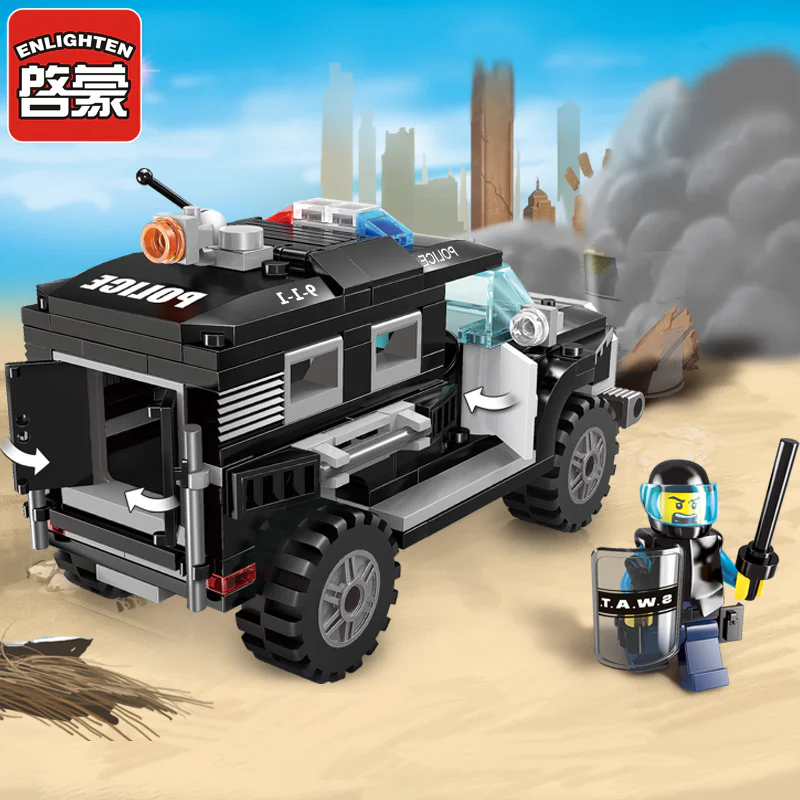 SWAT vehicle 启蒙 QMAN/ENLIGHTEN/Keeppley 1110 image 3