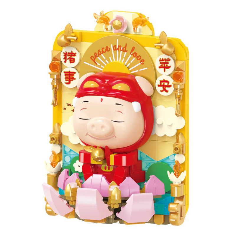Piggy Man: Piggy Anne 佳奇积木 JAKI JK6806