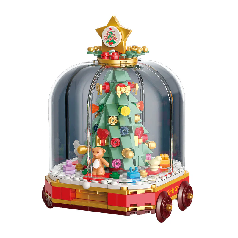 Happy Christmas tree 佳奇积木 JAKI JK5163