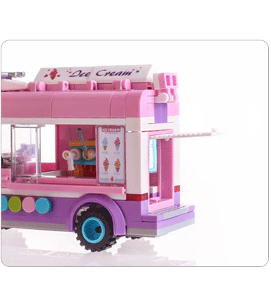 Mobile ice cream truck 启蒙 QMAN/ENLIGHTEN/Keeppley 1112 image 8