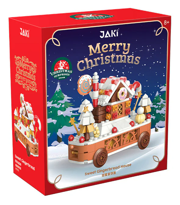 Sweet gingerbread house 佳奇积木 JAKI JK5162 image 1