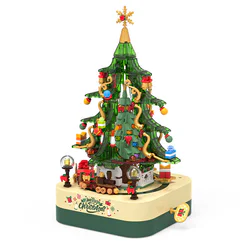 A funny music Christmas tree