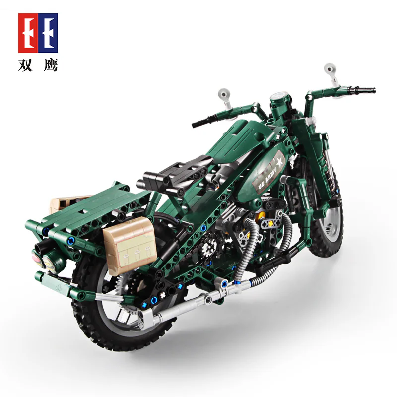 War II military Harley Moto 咔搭 CaDA/双鹰 DoubleE C51022 image 2