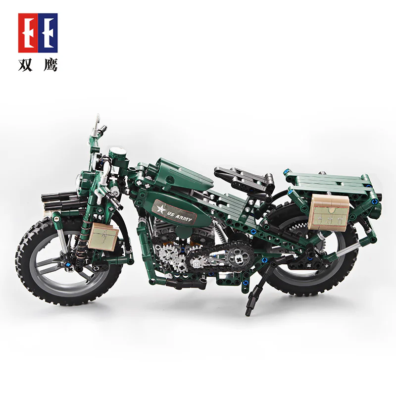 War II military Harley Moto 咔搭 CaDA/双鹰 DoubleE C51022 image 3