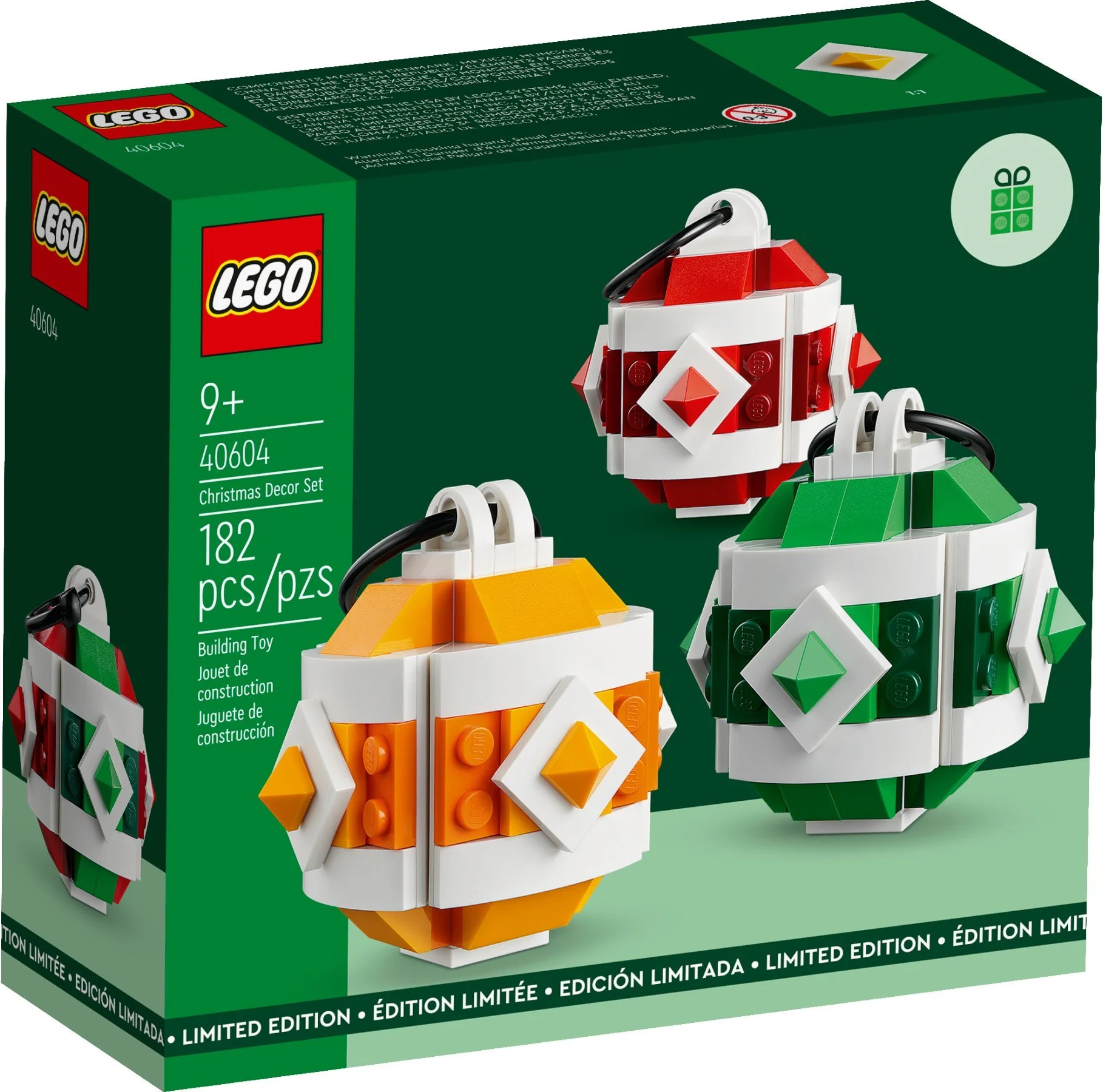 Christmas decorations 乐高 LEGO 40604 image 3