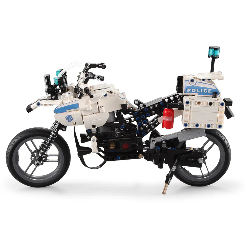 Two-wheeled police with motorcycle power 咔搭 CaDA/双鹰 DoubleE C51023 image 3