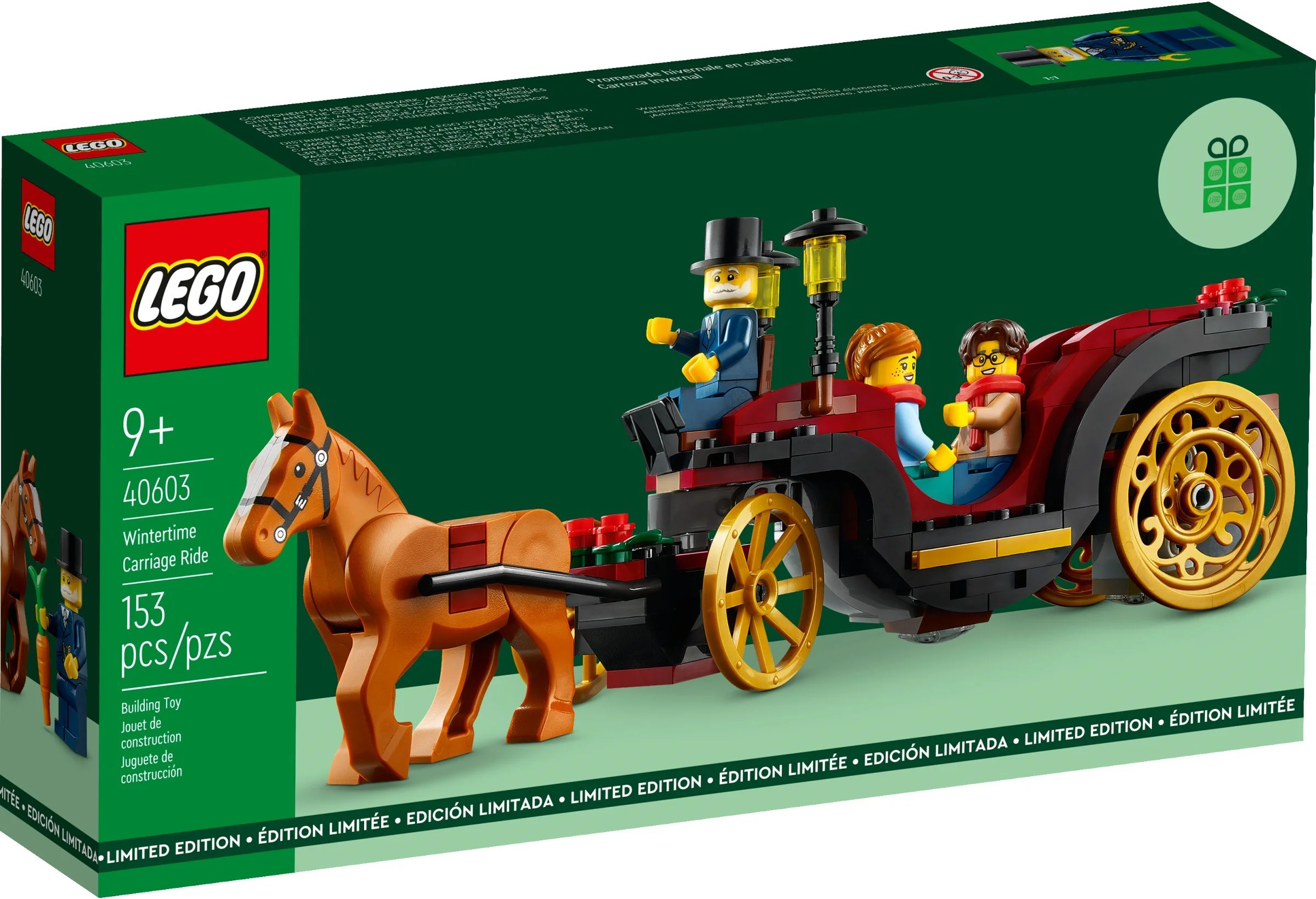 Winter carriage 乐高 LEGO 40603 image 3