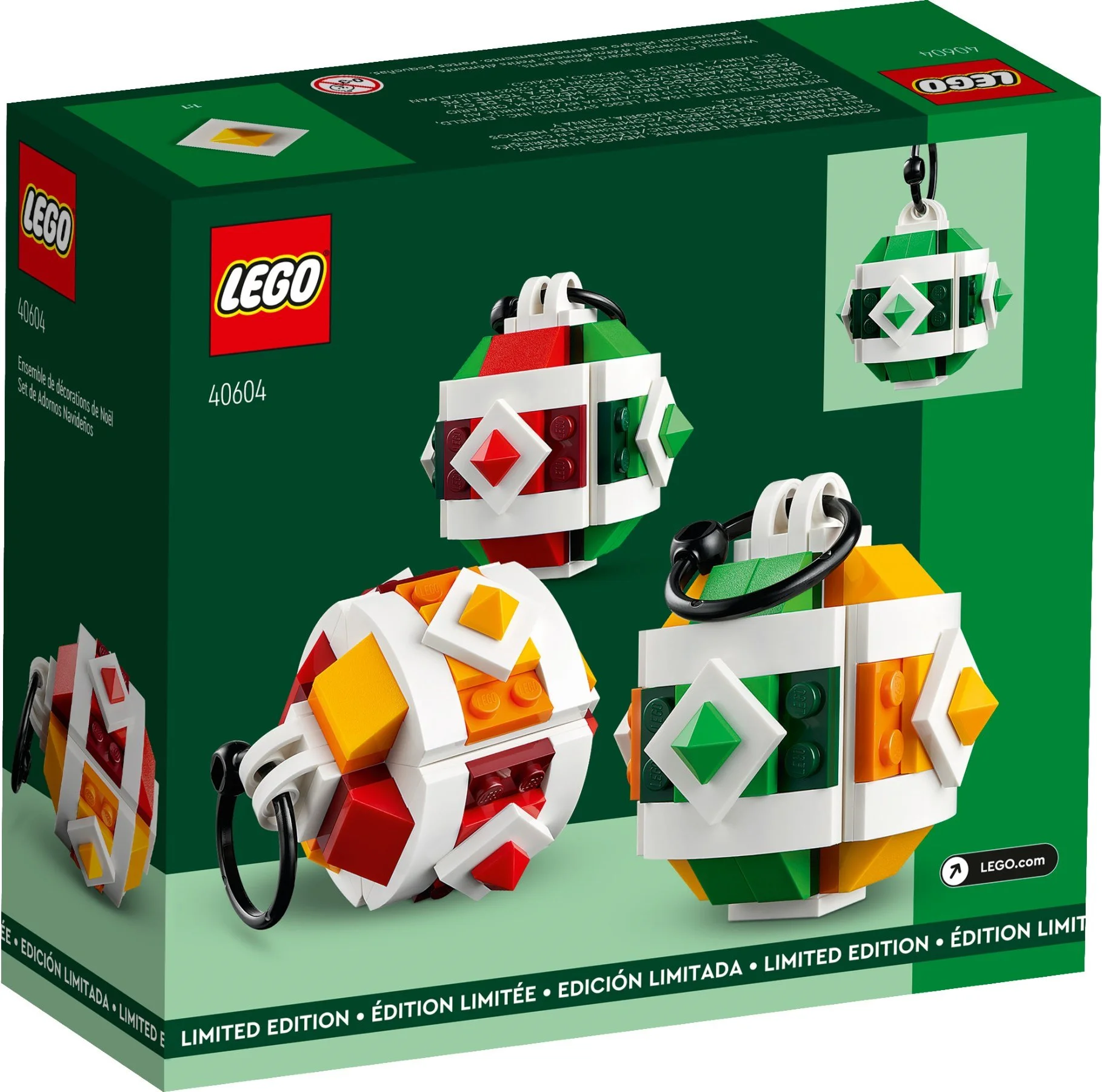 Christmas decorations 乐高 LEGO 40604 image 4