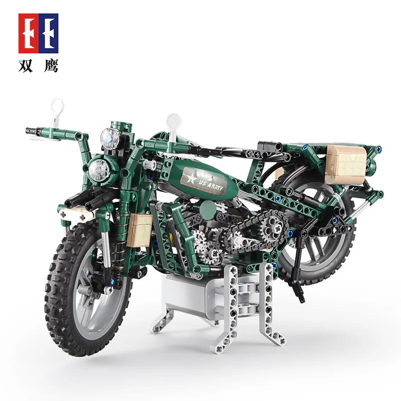 War II military Harley Moto 咔搭 CaDA/双鹰 DoubleE C51022 image 5