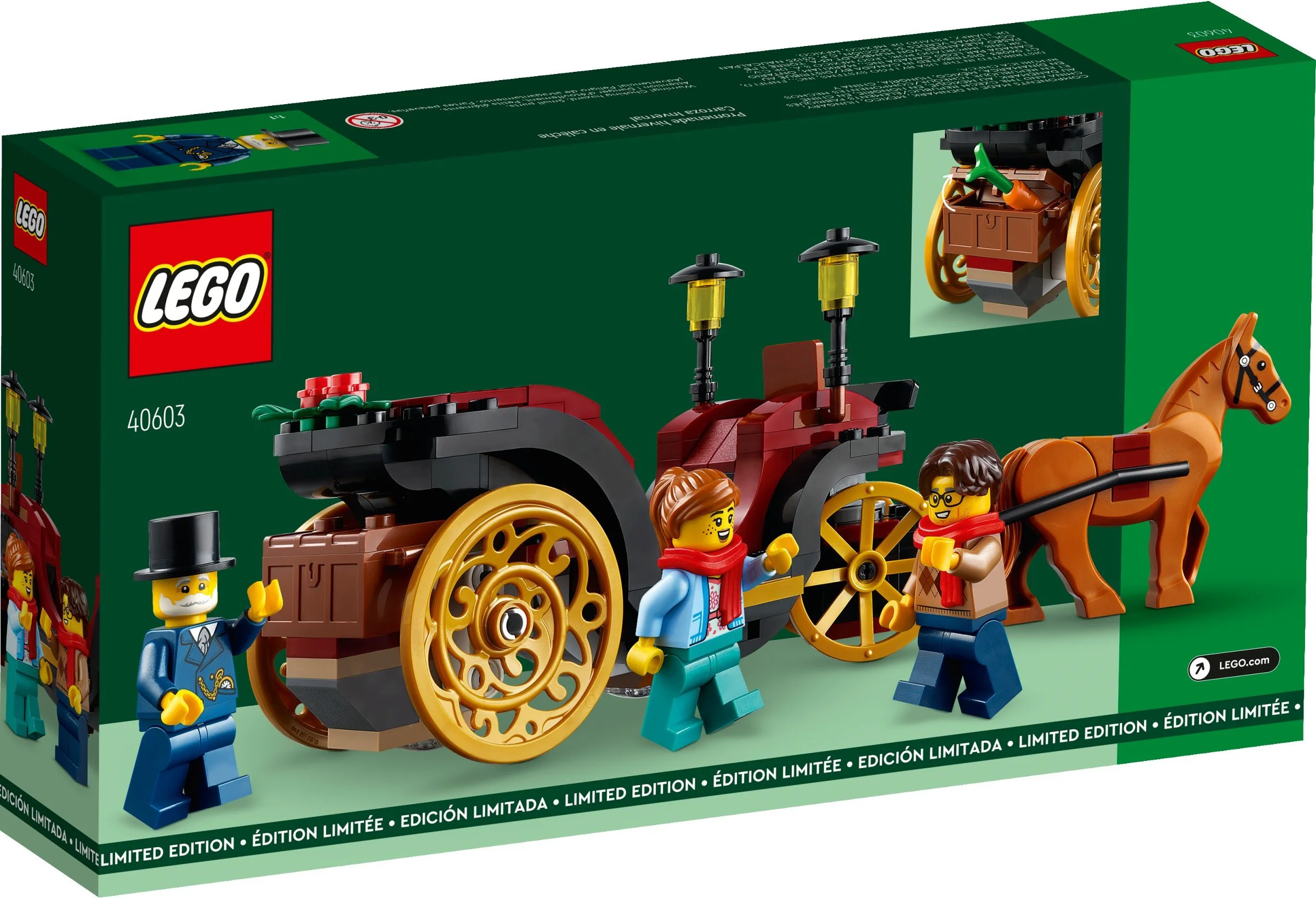 Winter carriage 乐高 LEGO 40603 image 4