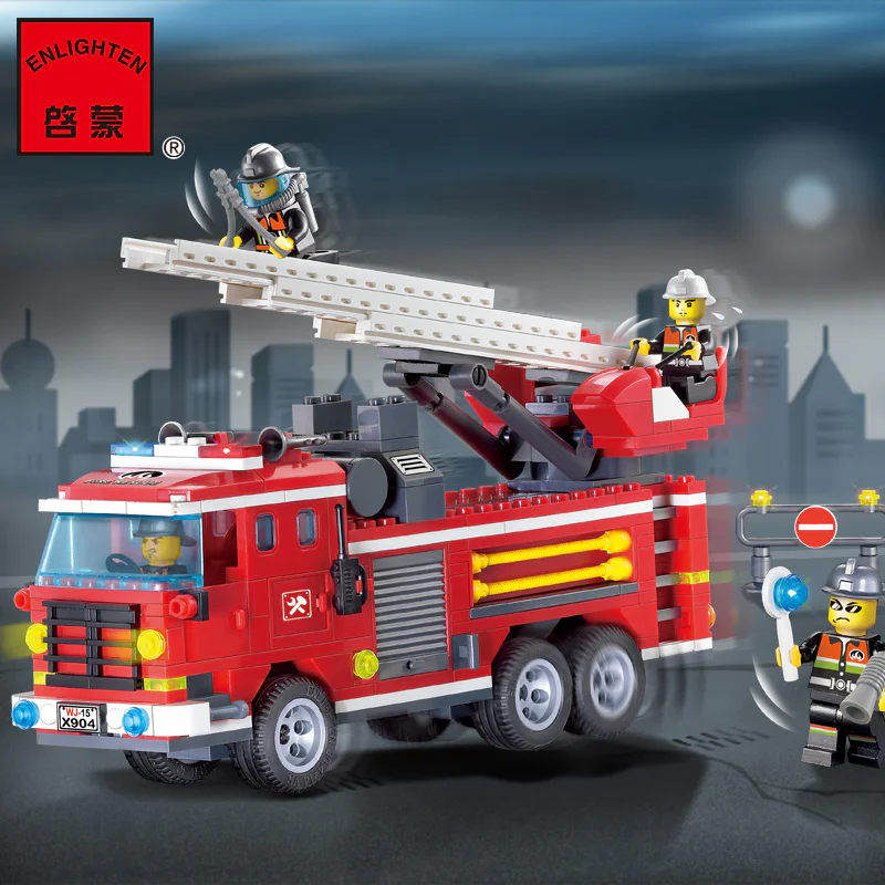 Fire: Mihashi fire truck 启蒙 QMAN/ENLIGHTEN/Keeppley 904