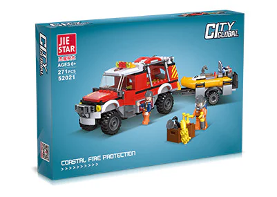 Global cities: coastal fire trucks 杰星 JIESTAR 52021 image 1