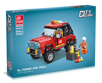 Global cities: all-terrain fire trucks 杰星 JIESTAR 52023 image 1