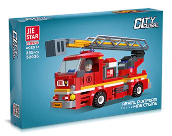 Globe City: High platform fire truck 杰星 JIESTAR 52036 image 1