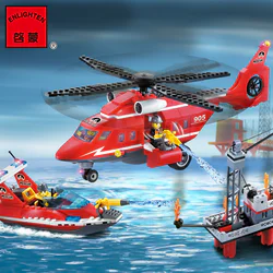 Fire: Air and naval rescue team