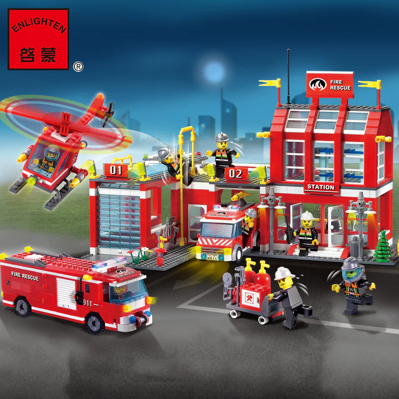 Fire: General Fire Department 启蒙 QMAN/ENLIGHTEN/Keeppley 911 image 1