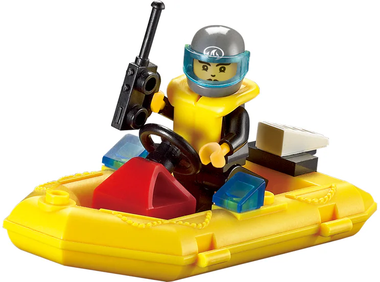 Fire: multi-purpose fire boat 启蒙 QMAN/ENLIGHTEN/Keeppley 909 image 2