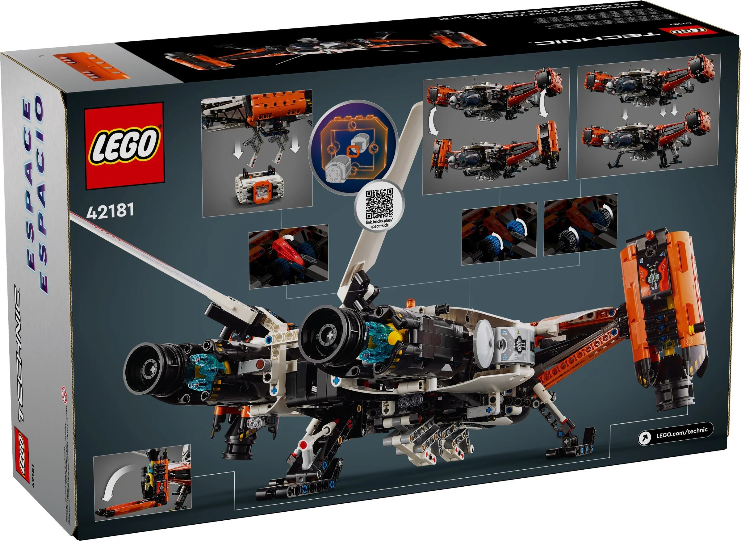 VERTICALIZED HEAVY CARGO SPACECRAFT LT81 乐高 LEGO 42181 image 4