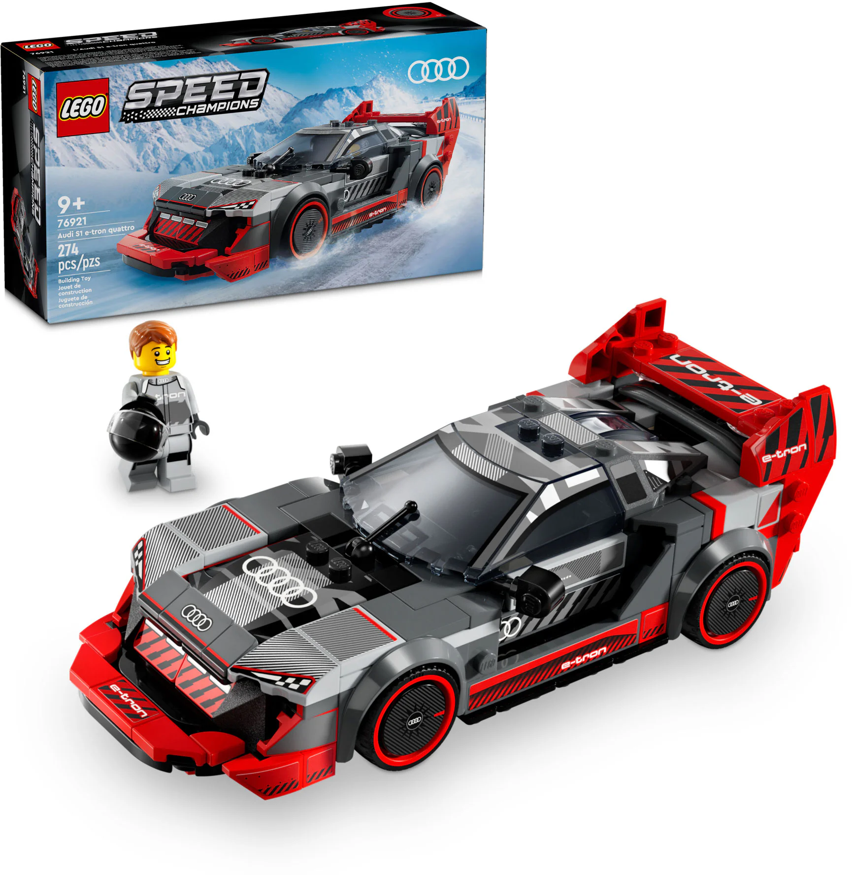 Audi S1 e-tron quartro racing car 乐高 LEGO 76921 image 3