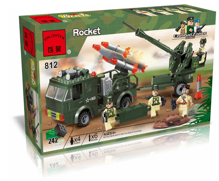 Military: Rockets 启蒙 QMAN/ENLIGHTEN/Keeppley 812