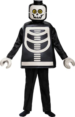 Role playing: LEGO Skeleton Deluxe Costume