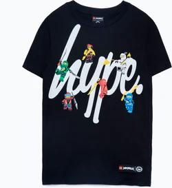 Clothing: Hype X LEGO NINJAGO BlackSquad Script Adults' T-Shirt