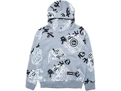 Guard: Hype X LEGO NINJAGO Grey Just Hype Faces Adults Pullover Hoodie