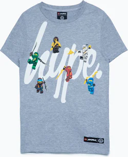 Clothing: Hype X LEGO NINJAGO Gray Squad Script Adults' T-Shirt