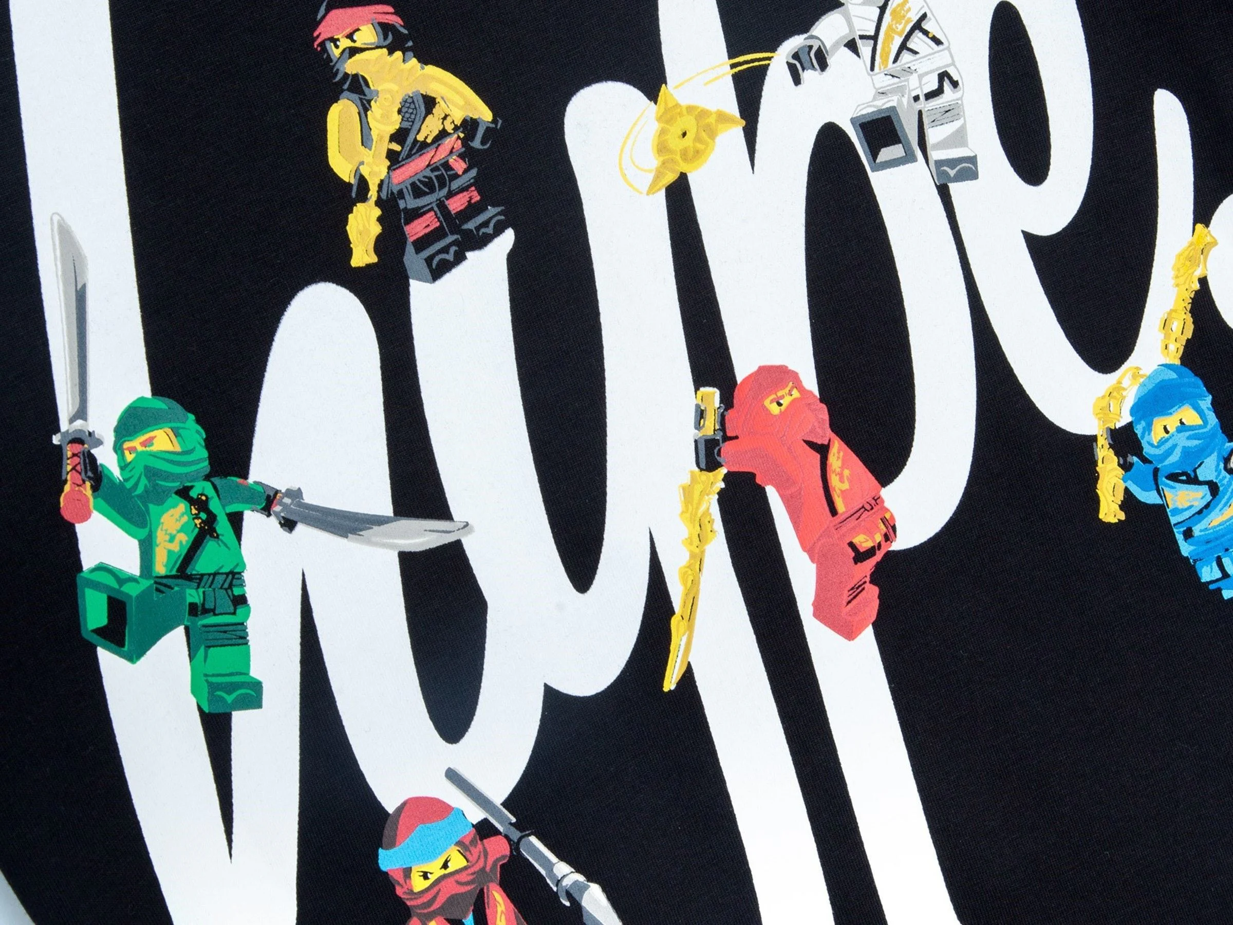 Clothing: Hype X LEGO NINJAGO BlackSquad Script Adults' T-Shirt 乐高 LEGO 5006234 image 3