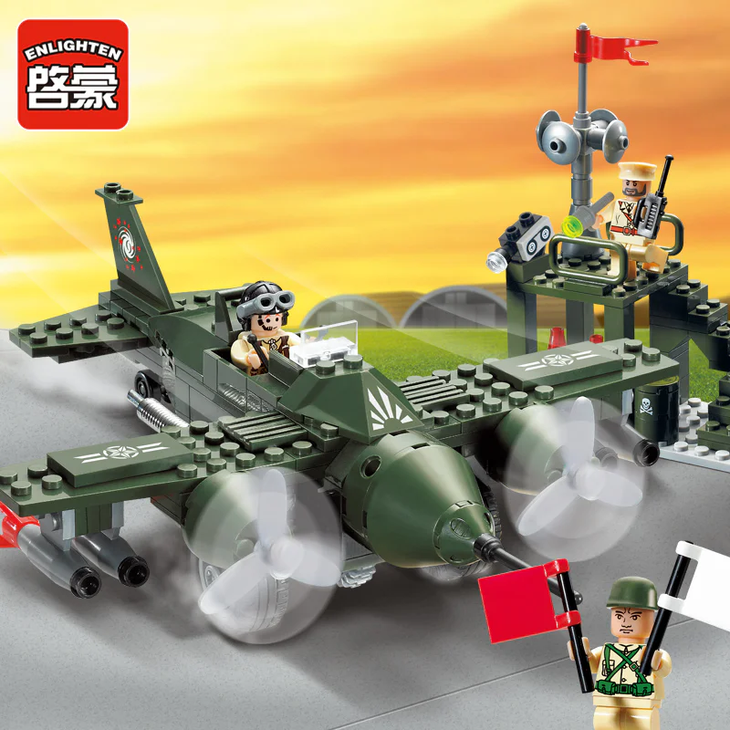 Military: Combat aircraft 启蒙 QMAN/ENLIGHTEN/Keeppley 810 image 1
