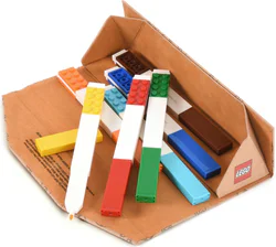 Collapseable Lego pencil box