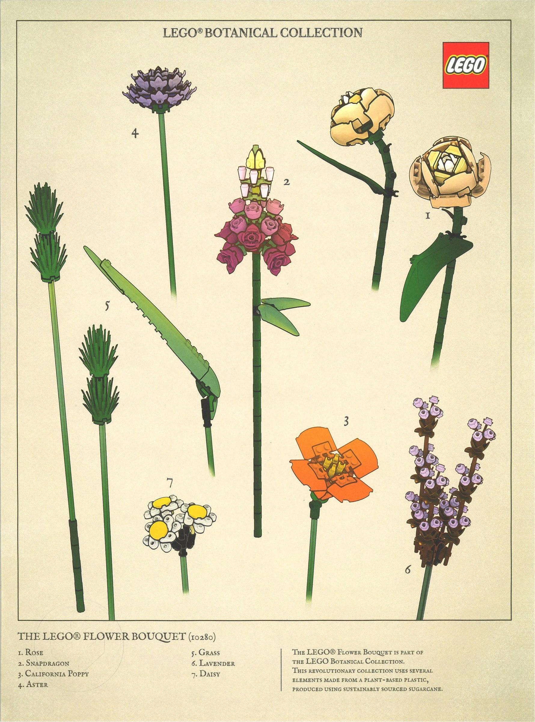 Posters: flowers 乐高 LEGO 5007798