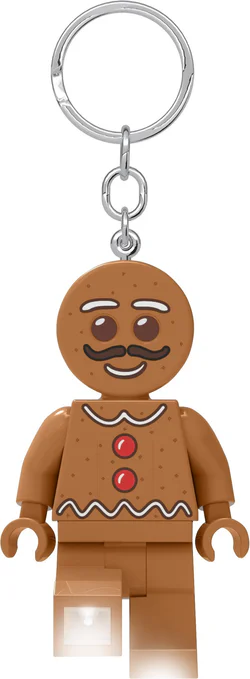 Gingerbread man's hand key chain