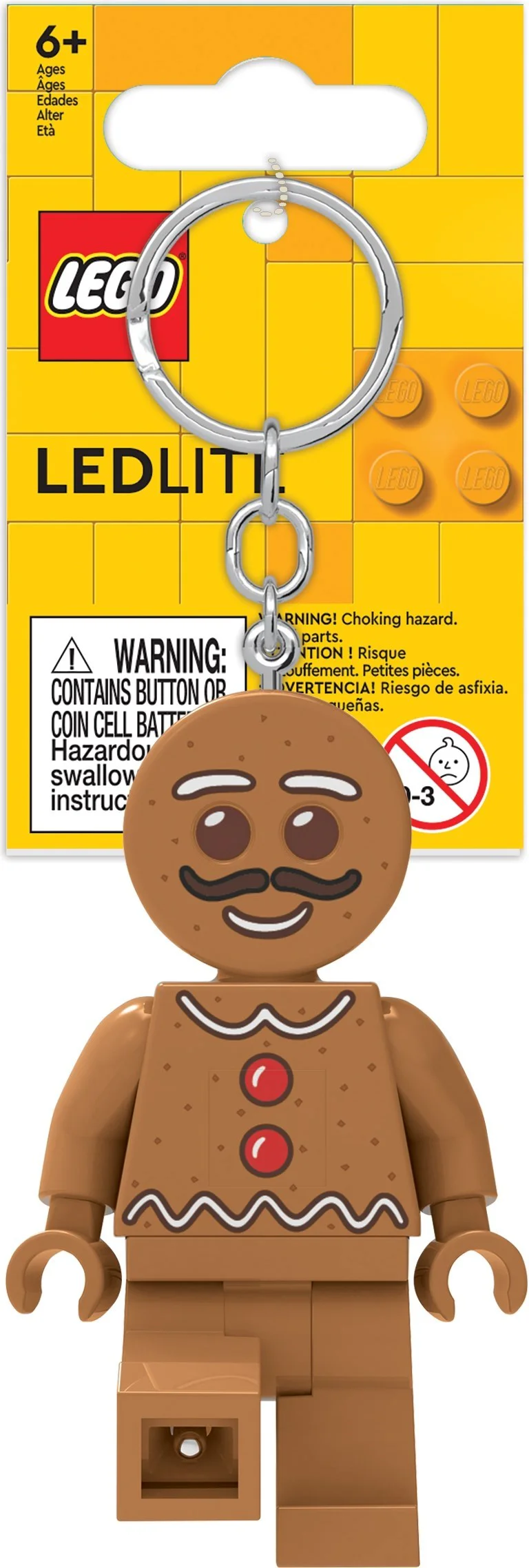 Gingerbread man's hand key chain 乐高 LEGO 5007809 image 1