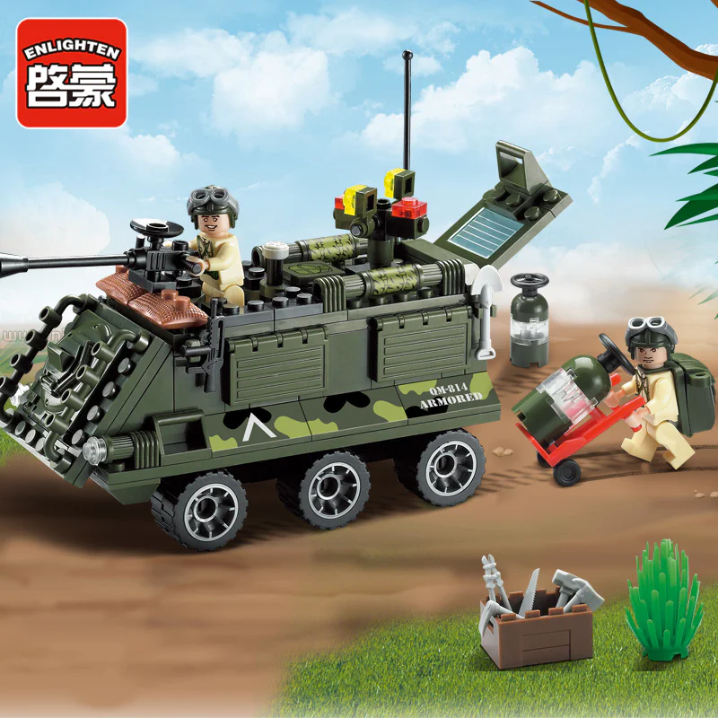 Military: small armoured vehicles 启蒙 QMAN/ENLIGHTEN/Keeppley 814 image 1