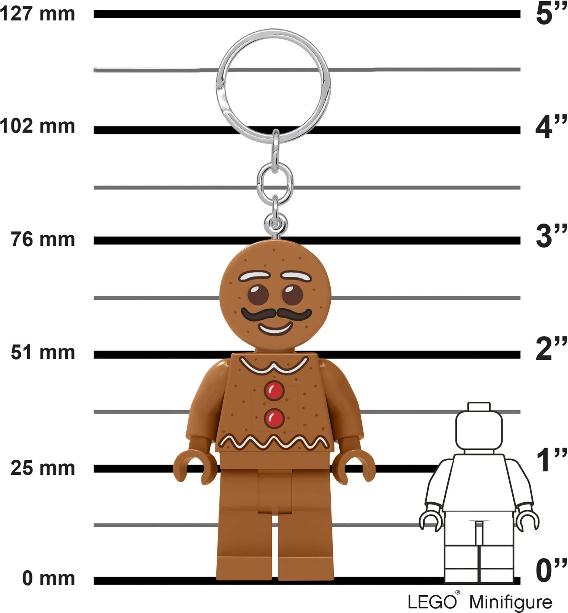 Gingerbread man's hand key chain 乐高 LEGO 5007809 image 5