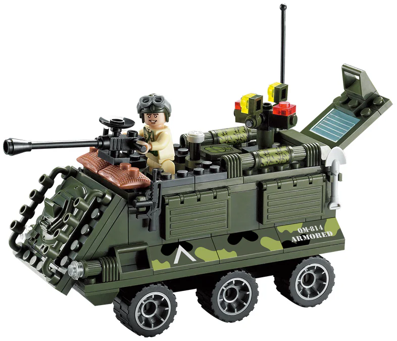 Military: small armoured vehicles 启蒙 QMAN/ENLIGHTEN/Keeppley 814 image 2