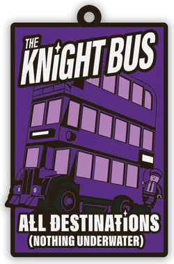 Knight bus sticker
