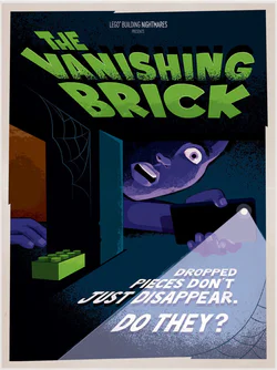 'The Vanishing Brick' Retro poster