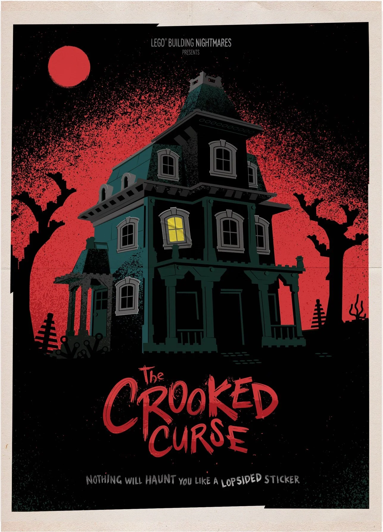 'The Crooked Curse' Retro poster 乐高 LEGO 5008240