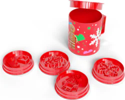 A holiday mug