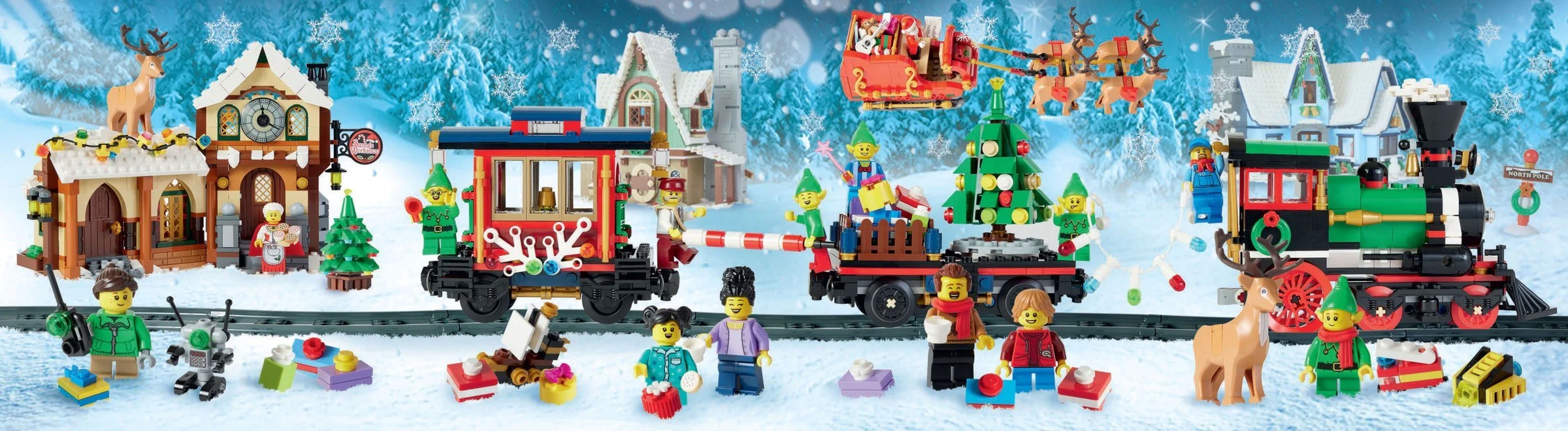 Christmas train puzzle 乐高 LEGO 5008258 image 1