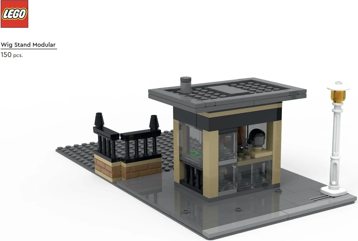 Wig Stand Modular 乐高 LEGO MODULAR3