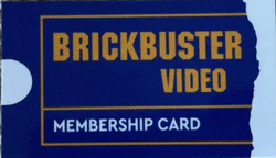 Brickbuster Video membership card
