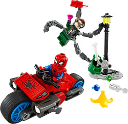 Motorcycle chase: Spider-Man, Dr. Oskar