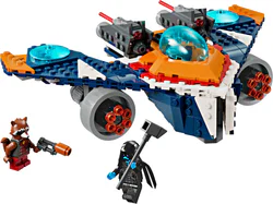 Rocket raccoon's war bird ship fought for Ronan