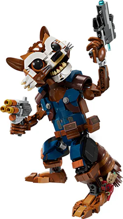 Rocket raccoon and Groot baby