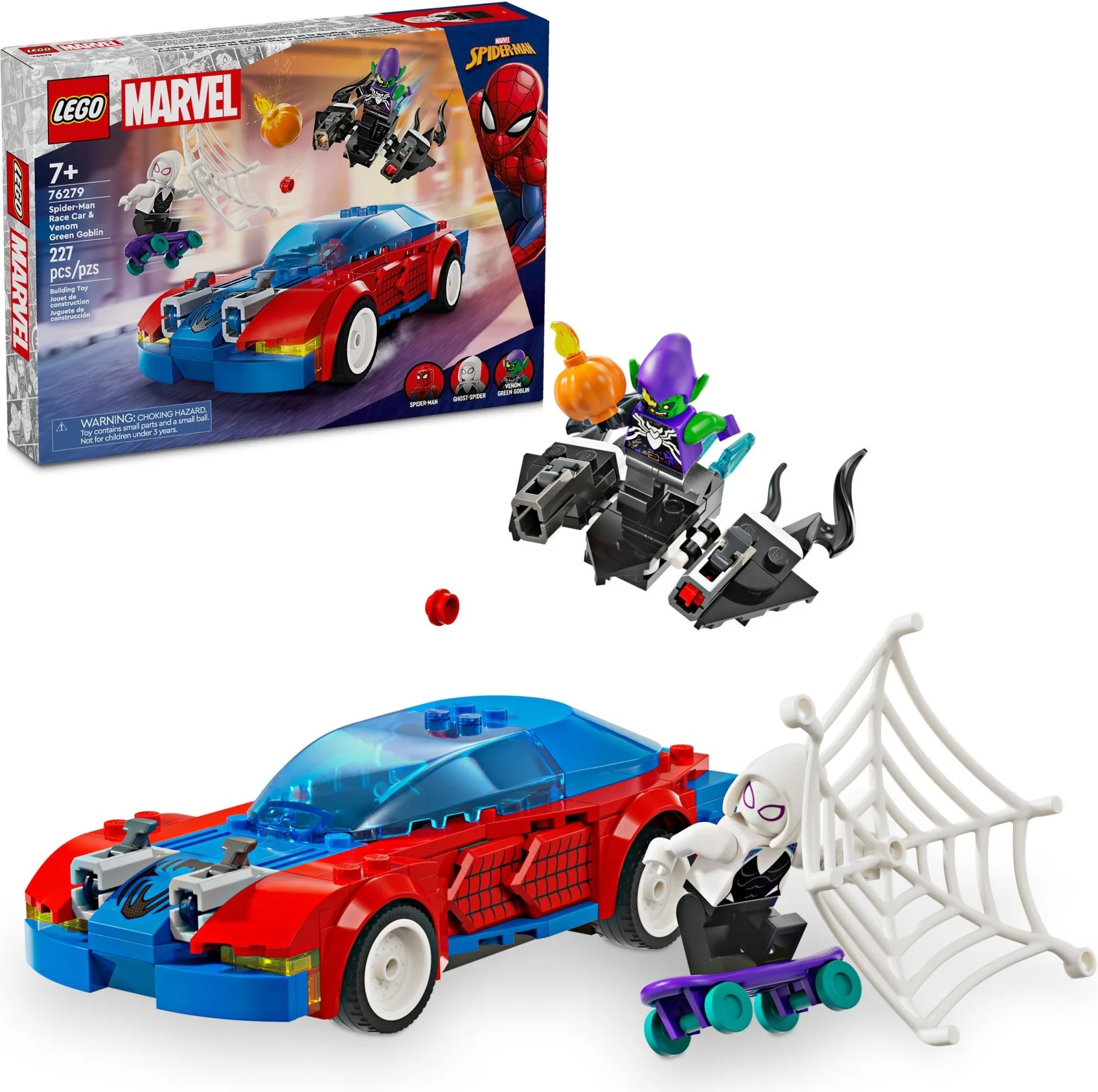 Spider-Man races against the venom and the green demon 乐高 LEGO 76279 image 1